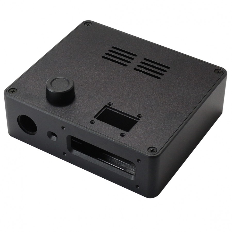 Audiophonics - Boîtier Aluminium pour Raspberry Pi 4 Noir