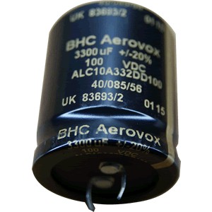 BHC AEROVOX Condensateur Électrolytique Audio 100V 3300µF