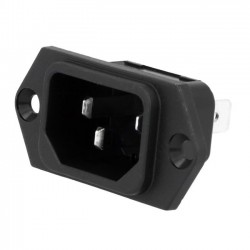 SCHURTER IEC socket for soldering boxes