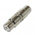 Female-Female RCA Plated Silver Plated Adapter
