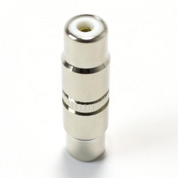 Adaptateur RCA Femelle-Femelle plaqué Argent
