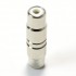 Female-Female RCA Plated Silver Plated Adapter