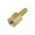 Brass Spacers Male / Female M3x4 + 6mm (x10)