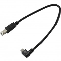 Câble micro USB-B / Micro USB-B Mâle Blindé 25cm