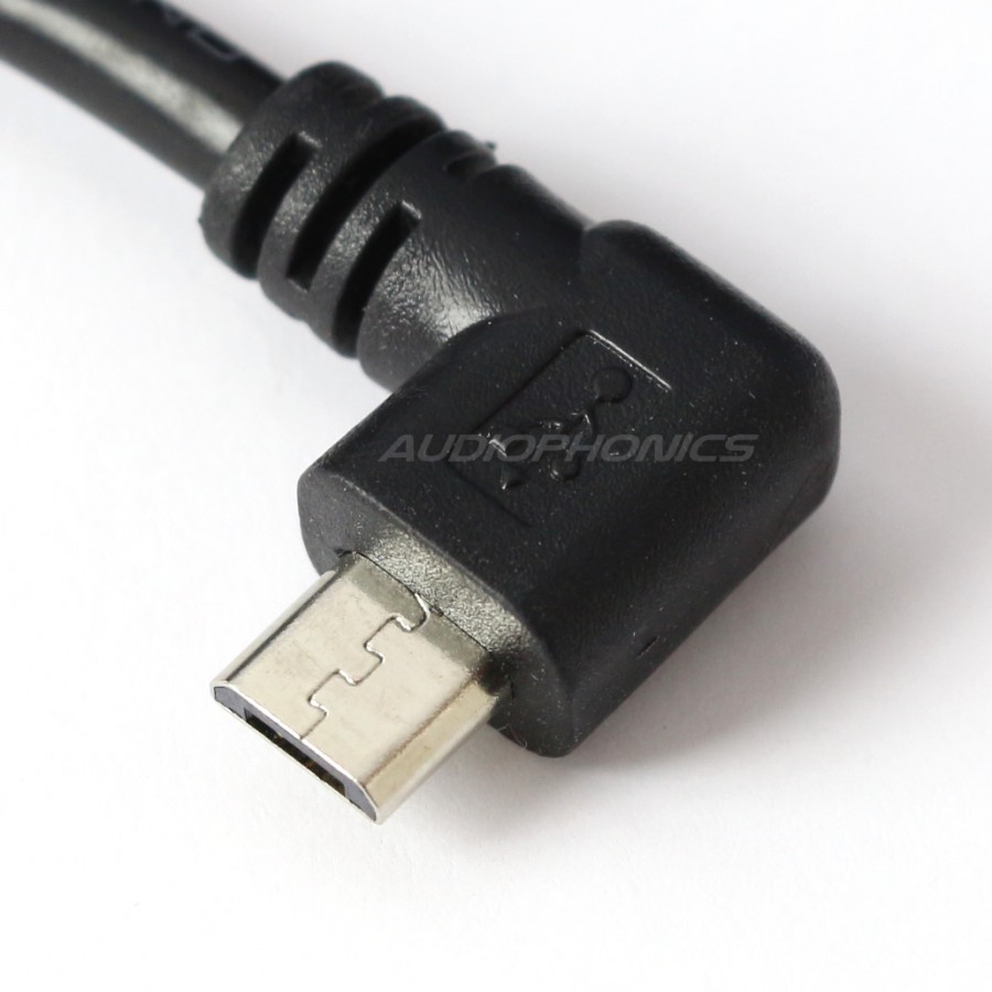 Cables USB GENERIQUE Câble otg - usb 2.0 a femelle vers micro-usb 5 broches  mâle - noir - 10 cm velleman pcmp72b