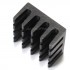 Heat Sink Radiator Black Anodized 14x14x2mm