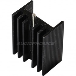 Radiateur Dissipateur Thermique Anodisé pour CPLD DSP 20x15x10mm Noir