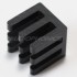 Heat Sink Radiator Black Anodized 10x10x10mm