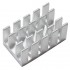 Heat Sink Radiator Anodized 22x13x11mm Silver