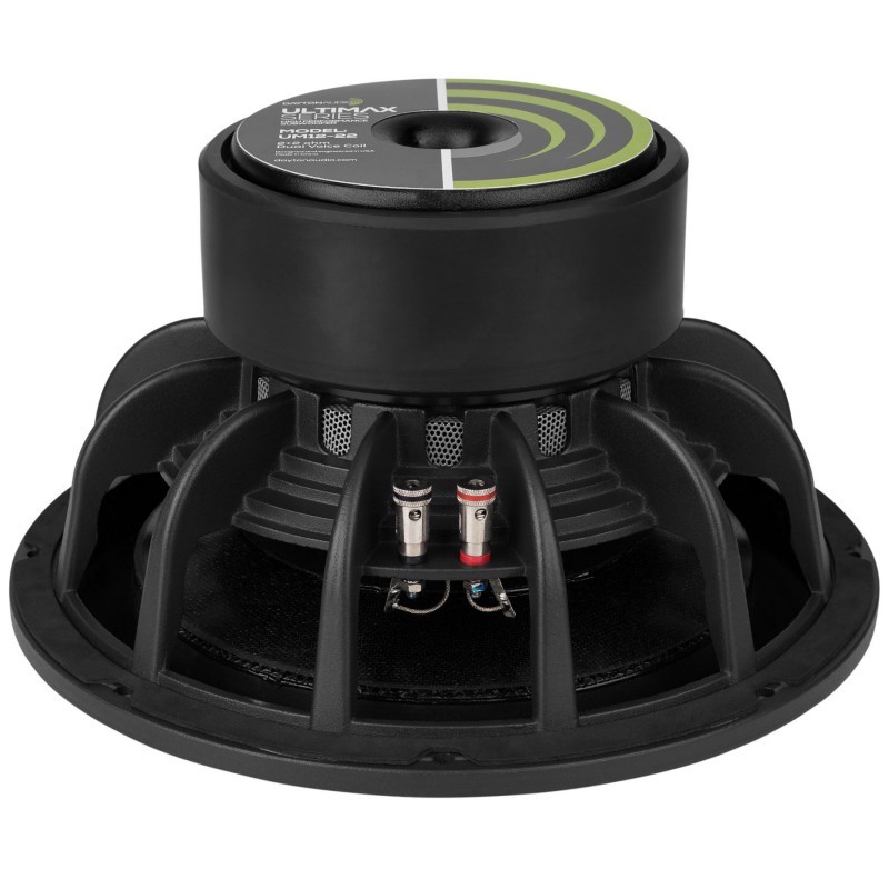 DAYTON AUDIO UM12-22 Ultimax DVC Haut-Parleur Subwoofer 600W 2x2 Ohm 87dB 20Hz - 1000Hz Ø30cm