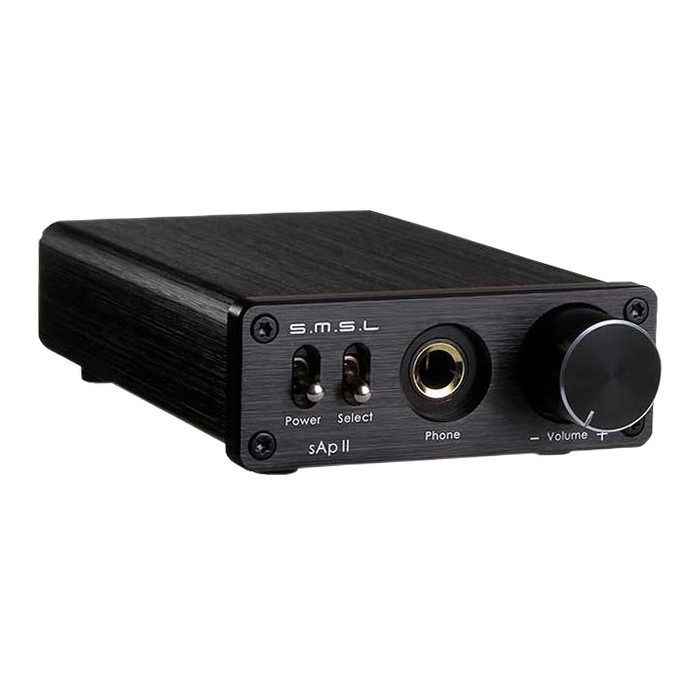 SMSL sAp-2 Headphone Amplifier TPA6120A2 1000mW / 16 Ohms Black