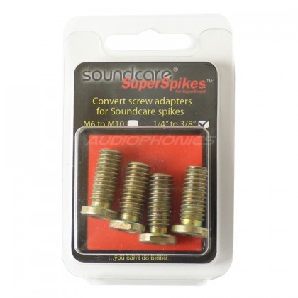 SOUNDCARE ADAPTER Adapter 1/4" to 3/8" for SuperSpikes 1/4" (Set of 4)