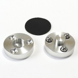 Aluminium Feet with 3 balls 39x24mm Silver (Unit)