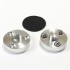 Aluminium Foot with 3 Balls 39x24mm Silver (Unit)