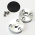 Aluminium Foot with 3 Balls 39x24mm Silver (Unit)