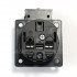 ABL SURSUM Power inlet with sutter 250V 16A IP54 Black