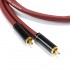 AUDIOPHONICS CMD-7 Stereo Cinch RCA Interconnect Cable OCC Copper ELECAUDIO 1m