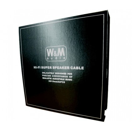 WM-AUDIO LS-02 Câbles d'Enceintes Fourche SCC 2.5m (La Paire)
