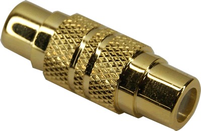 Gold-Plated Female-Female RCA Adapter