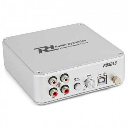 POWER DYNAMICS Préampli Phono USB PDX015