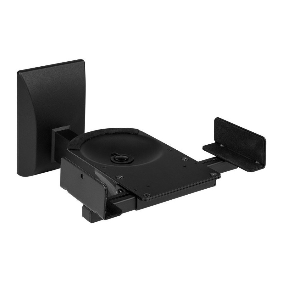 Supports Muraux Métal Pour Enceintes Bose Lifestyle 700/650 - Noir - Gain De Place, Installation Facile