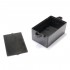 Plastic Case for Electronic Components Black 81x51x35mm