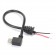 Angled Male Micro USB Power Cable Raspberry Pi 20cm