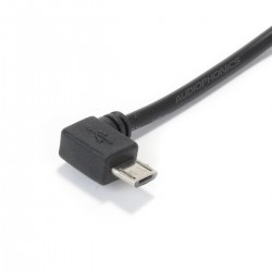 Câble d'Alimentation Micro USB Mâle Coudé Raspberry Pi 20cm