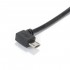 Câble d'Alimentation Micro USB Mâle Coudé Raspberry Pi 0.1mm² 20cm