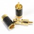 WM AUDIO CS-315G RCA Plug Carbon Gold Plated Ø6.5mm (La paire)