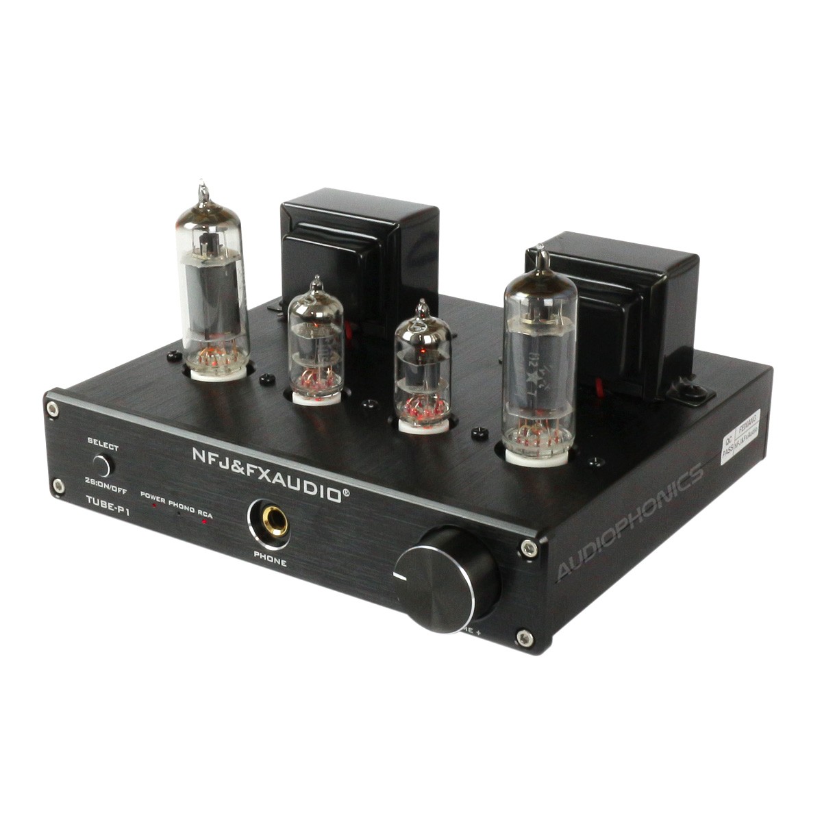 FXAUDIO TUBEP1 Amplificateur à Tubes avec Entrée Phono MM 6J1 + 6P1