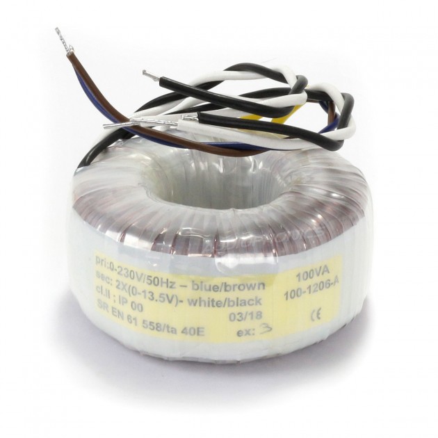 > 2x115V; Sedlbauer RTO-825061 Toroidal Transformer 500VA 2x115V > 2x115V; Sedlbauer RTO-825061 Toroidal Transformer 500VA 2x115V