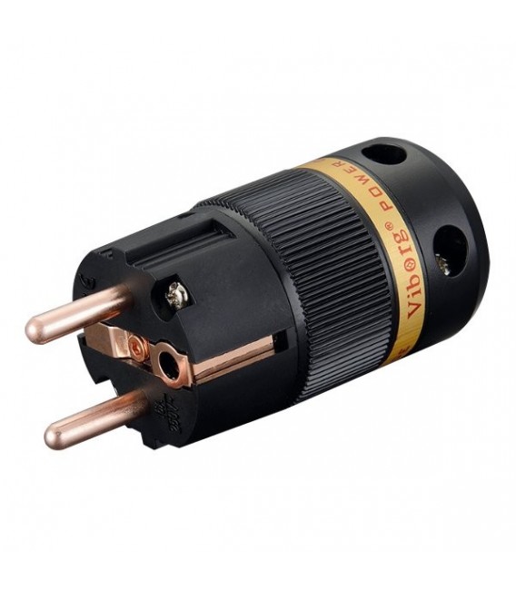 VIBORG VE501 Schuko Type E/F Power Connector Pure Copper Ø19mm ...