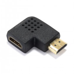 90 ° flat angle HDMI adapter - Male Female