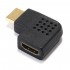 90 ° flat angle HDMI adapter - Male Female