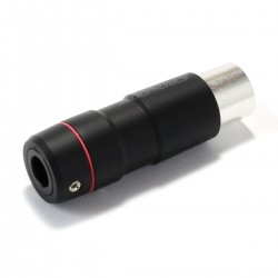 ETI KRYO Connecteur XLR Femelle Cuivre Tellurium Plaqué Argent Ø20 x 50mm Rouge (Unité)