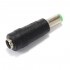 Jack DC 5.5 / 2.5mm to Jack DC 6.3 / 3.0mm Adapter
