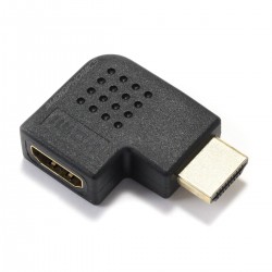 Adaptateur HDMI coudé 90° plat - Male Femelle