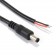 Power Cable Male Jack DC 5.5 / 2.5mm to Bare Wires 30cm