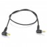 Angled DC male Jack to DC male Jack 5.5 / 2.5mm 28AWG 60cm