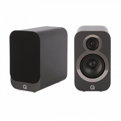 Q Acoustics 3010i Enceintes bibliothèque Graphite Black (La paire)