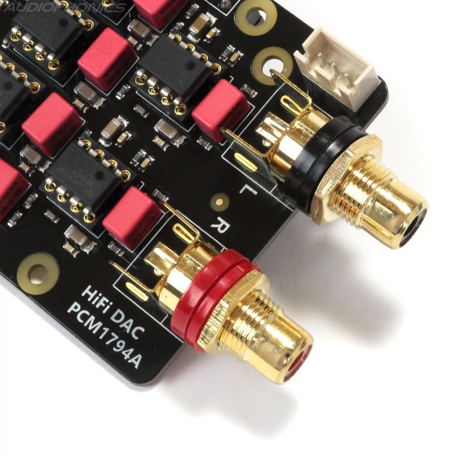 X10-DAC DAC Module I2S PCM1794A 24bit 192kHz 6x AOP NE5534P - Audiophonics