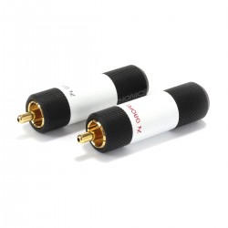 GAOFEI GF-G025R Connecteurs RCA Cuivre Plaqué Or 24K Ø8.9mm (La Paire)