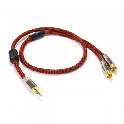 CYK Interconnect cable Jack 3.5mm - Cinch / RCA OFC 24K 0.75m