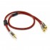 CYK Câble de modulation Jack 3.5mm - RCA Cuivre OFC 24K 0.75m