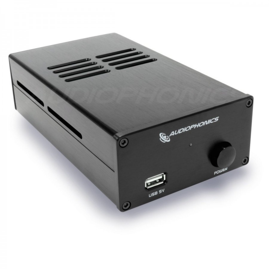 Audiophonics - AUDIOPHONICS LPSU25 Alimentation Linéaire régulée Faible  Bruit USB 220V vers 5V 2A 25VA