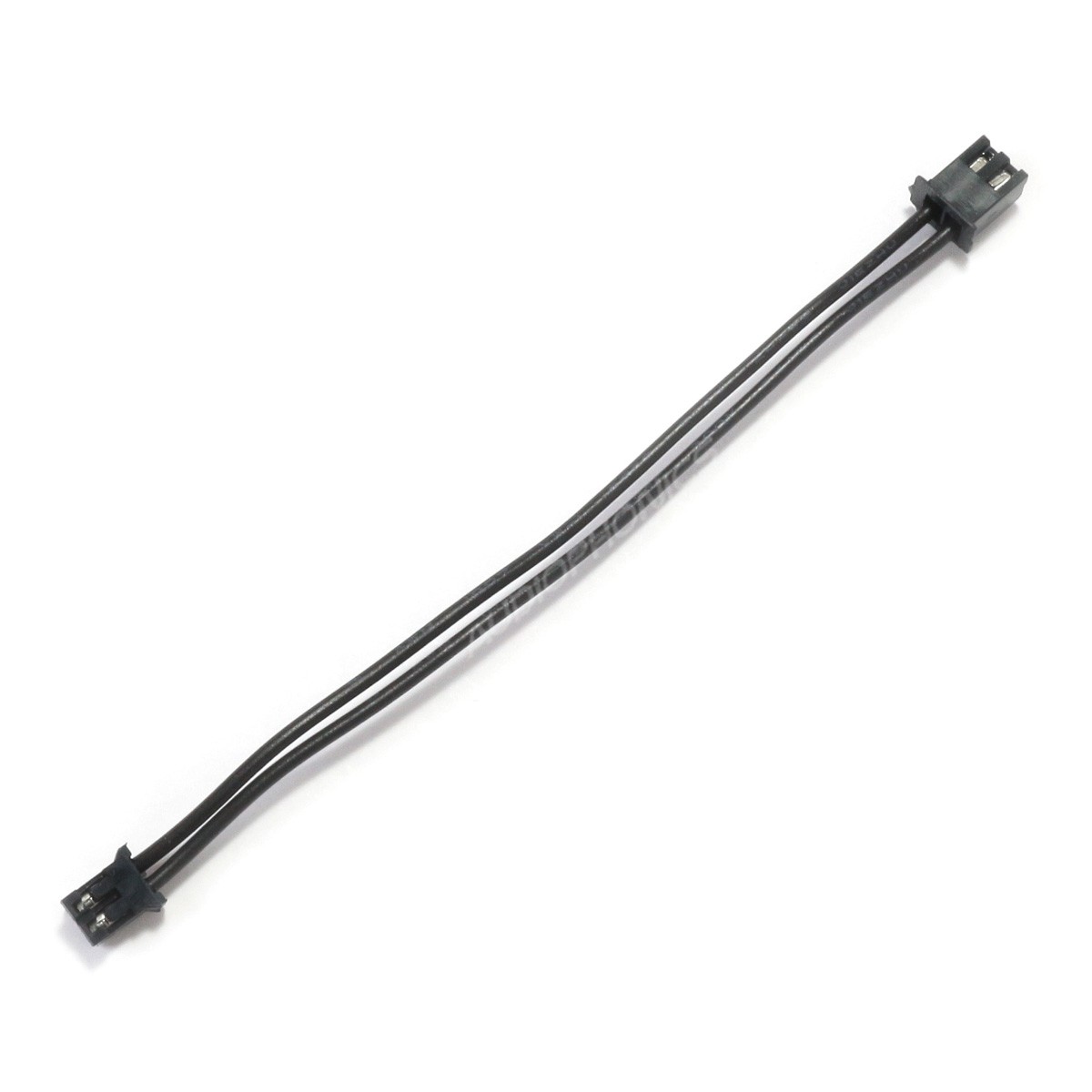 XH 2.54mm Female to PH 2.0mm 2 Poles 2 Connectors Black 10cm (Unit)