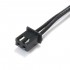 XH 2.54mm Female to PH 2.0mm 2 Poles 2 Connectors Black 10cm (Unit)