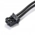 XH 2.54mm Female to PH 2.0mm 2 Poles 2 Connectors Black 10cm (Unit)