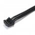 XH 2.54mm Female to PH 2.0mm 3 Poles 2 Connectors Black 10cm (Unit)